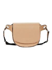 Saks Pebble Saddle Leather Belt Bag Nude 202//269